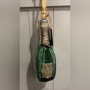 TikTok Viral Beaded/Sequin Champagne Bottle Wristlet